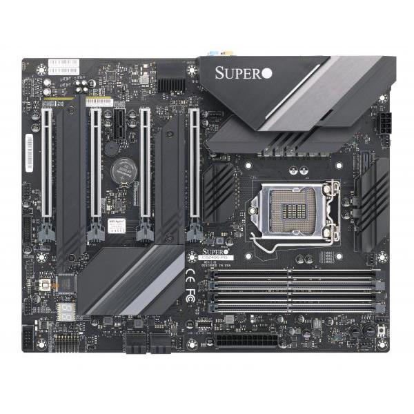 Supermicro C9Z490-PGW Motherboard ATX Single Socket LGA-1200 (Socket H5) Intel Pentium/Celeron and Intel Core i9/Core i7/Core i5/Core i3 10th Generation Processor