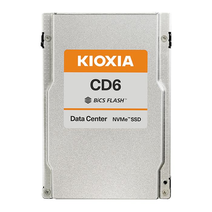 Kioxia KCD6XLUL7T68 Hard Drive CD6 7.68TB NVMe PCIe 4x4 2.5in U.3 SIE TLC NAND 1DWPD - CD6-R Series