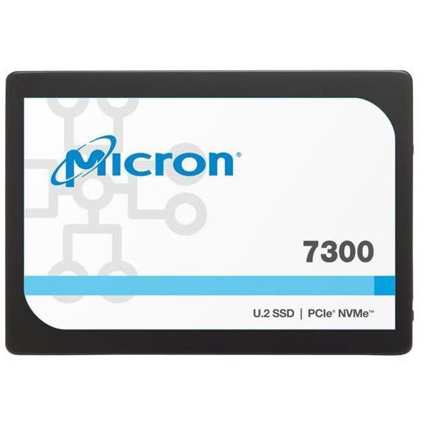 Micron MTFDHBE7T6TDF-1AW1ZABYY Hard Drive 7.68TB NVMe PCIe 3.0 U.2 7mm TLC 1DWPD - 7300 PRO Series