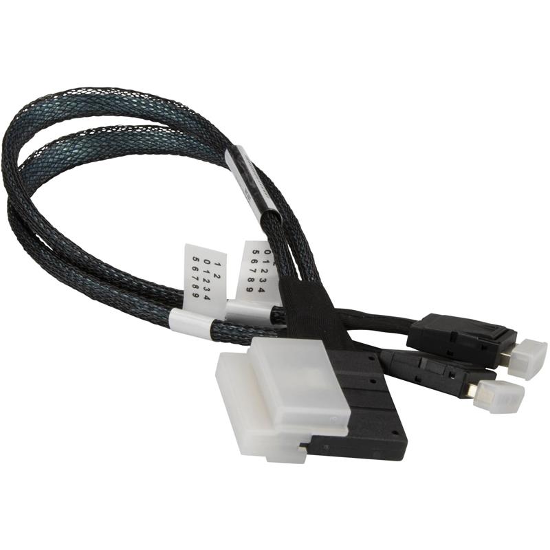 Supermicro CBL-SAST-0816 SLIMLINE Cable SAS x8 (LA) to 2x Oculink x4