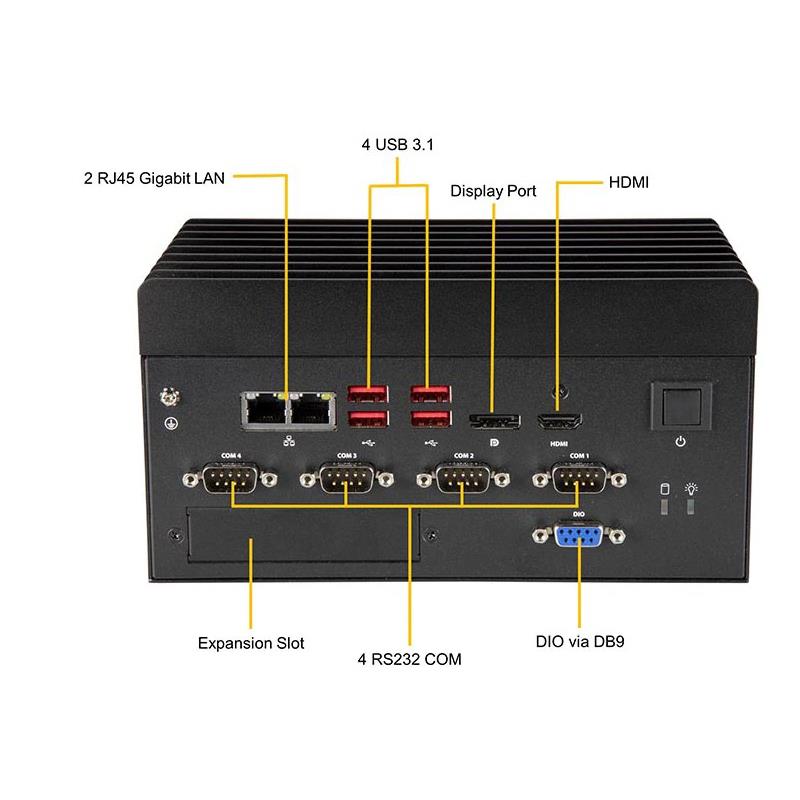 Supermicro SYS-E100-9W-IA-H 3.5in SBC Single Intel Core i7 8665UE Processor Up to 64GB SATA3 Single LAN with Intel I210IT