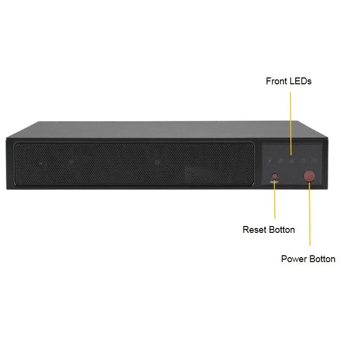 Supermicro SYS-E300-12C Compact 1U Box Barebone Single Intel Xeon W 1200 Processor Up to 64GB DIMM SATA3 Single LAN with Intel Ethernet Controller I210 AT