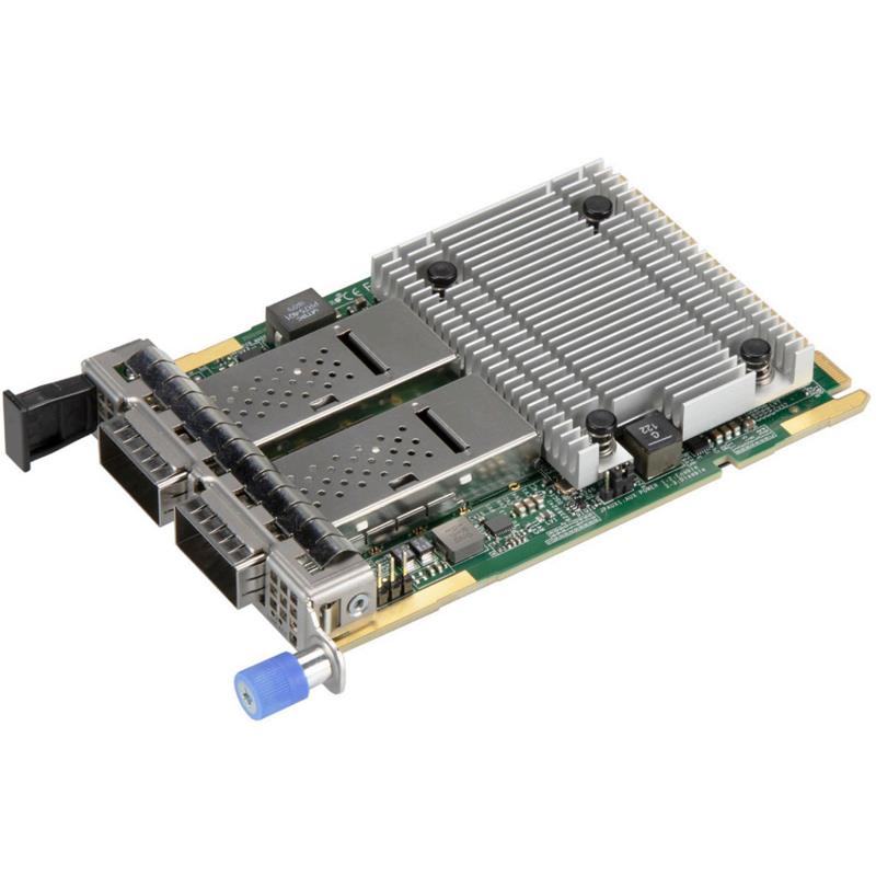 Supermicro AOC-A100G-B2CM 100GbE Ethernet Adapter Card Dual QSFP28 Connector Advanced I/O Module (AIOM) OCP 3.0 Form Factor