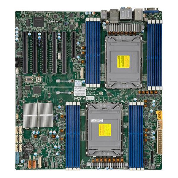 Supermicro X12DAi-N6 Motherboard E-ATX Dual Socket LGA-4189 (Socket P+) Intel Xeon Scalable Processors 3rd Generation