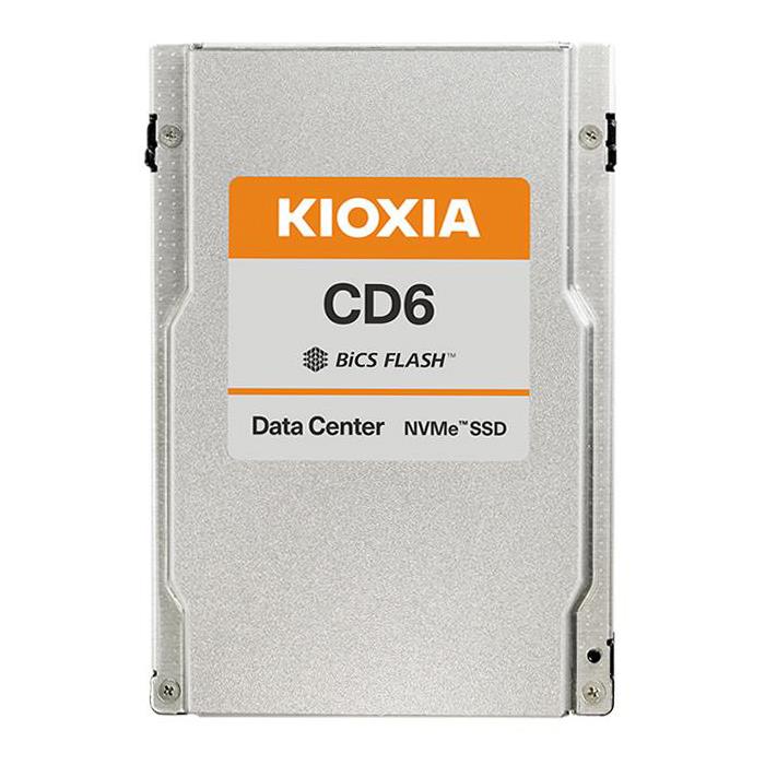 Kioxia KCD6XVUL6T40 Hard Drive 6.4TB NVMe SSD PCIe Generation 4.0 2.5in x 15mm SIE - CD6-V Series