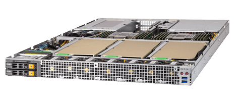 Supermicro SYS-120GQ-TNRT 1U Barebone Dual Intel Xeon Scalable Processor for 4 PCIe GPUs