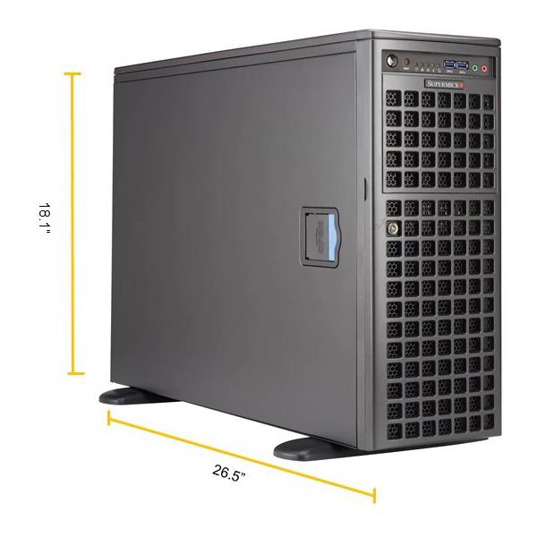 Supermicro SYS-540A-TR Tower Barebone Single Intel Processor SuperWorkstation