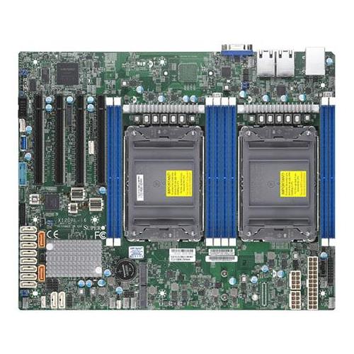 Supermicro X12DPL-I6 Motherboard ATX Dual Socket LGA-4189 (Socket P+) Intel Xeon Scalable 3rd Generation Processors