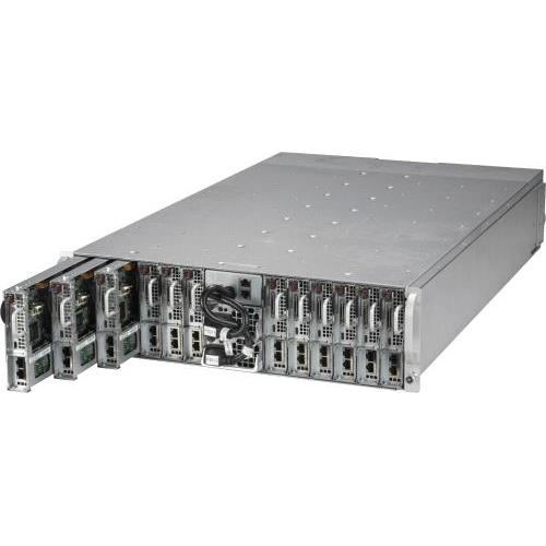 Supermicro SYS-530MT-H12TRF Microcloud 3U Barebone Single Intel Xeon E-2300 series and Pentium processor UP to 512GB DRAM SATA3, NVMe, M.2 Dual 1GbE