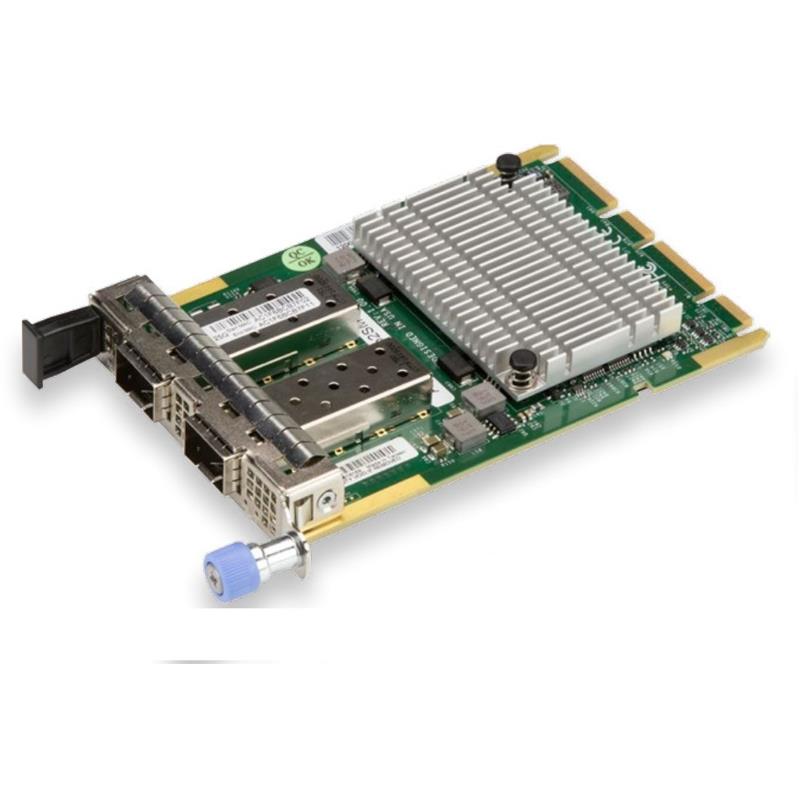 Supermicro AOC-A25G-b2SM 25Gb Ethernet Controller Dual-port SFP28 Connectors For All Other Systems With Advanced I/O Module (AIOM) OCP 3.0 Form Factor