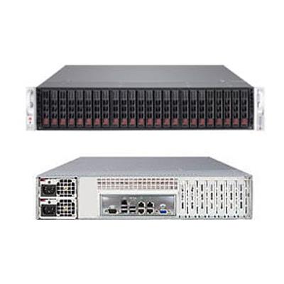 Supermicro SSG-2027R-E1CR24L Storage 2U Barebone Dual Intel Xeon E5-2600 v2 processor Up to 1TB DRAM LRDIMM SATA3, SAS3 2 Gigabit Ethernet