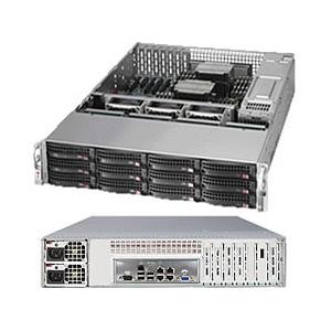 Supermicro SSG-6027R-E1CR12N Storage 2U Barebone Dual Intel Xeon E5-2600 v2 processor Up to 1.5TB DRAM LRDIMM SATA3, SAS3 4 Gigabit Ethernet