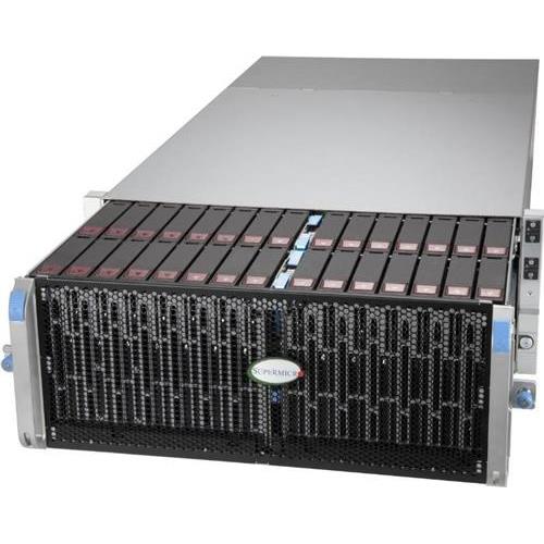 Supermicro SSG-640SP-E1CR60 Storage 4U Barebone Dual 3rd Gen Intel Xeon Scalable processors Up to 4TB RDIMM/LRDIMM SATA3, SAS3, M.2 NVMe Dual 10GbE, IPMI LAN port