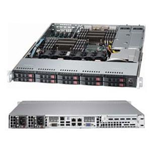 Supermicro SYS-1027R-73DBRF DCO 1U Barebone Dual Intel Xeon E5-2600 v2 processors Up to 1TB LRDIMM/RDIMM/UDIMM SATA3, SAS2 4 Gigabit Ethernet