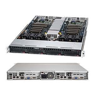 Supermicro SYS-6017TR-TF Twin 1U Barebone 2-Node Dual Intel Xeon E5-2600 v2 Processors Up to 512GB LRDIMM/RDIMM/UDIMM SATA3, SATA2 2 Gigabit Ethernet