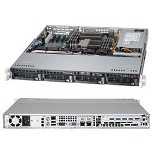 Supermicro SYS-6017B-MTLF Mainstream DP 1U Barebone Dual Intel Xeon E5-2400 v2 Processors Up to 192GB R/LRDIMM SATA3, SATA2 Dual Gigabit Ethernet