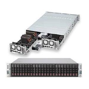Supermicro SYS-2027TR-D70RF+ 2UTwin+ 2U Barebone 2-Node Dual Intel Xeon E5-2600 v2 Processors Up to 1TB LRDIMM SATA3, SATA2, SAS3 2 Gigabit Ethernet