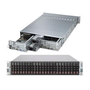 Supermicro SYS-2027TR-D70RF 2UTwin 2U Barebone 2-Node Dual Intel Xeon E5-2600 v2 Processors Up to 512GB LRDIMM SAS2,SAS3 2 Gigabit Ethernet
