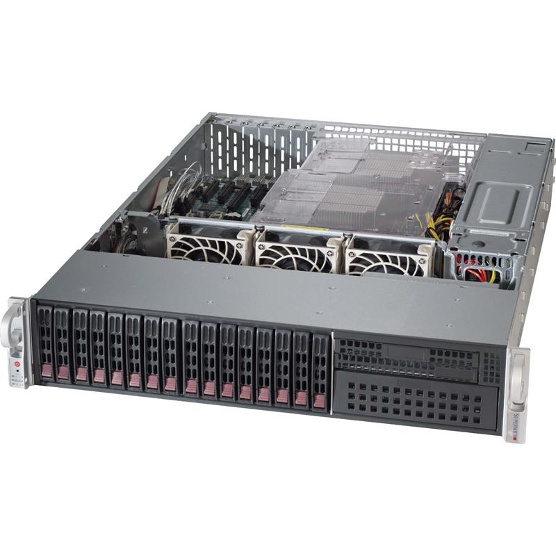 Supermicro CSE-213BAC8-R1K23LPB Server Chassis 2U Rackmount  1200W/1000W Power Supply