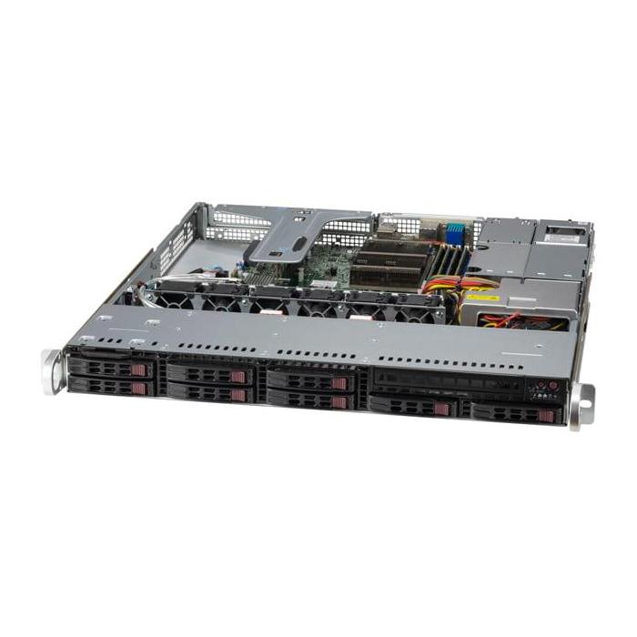 Supermicro SYS-110T-M UP 1U Barebone Single Intel Xeon processor E-2300 series and 10th Gen. Pentium Processors Up to 128GB UDIMM SATA3 RAID Dual 1GbE