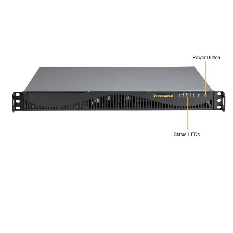 Supermicro SYS-510T-ML UP Mini-1U Barebone Single Intel Xeon E-2300 Series and Intel Pentium 10th Generation Processor