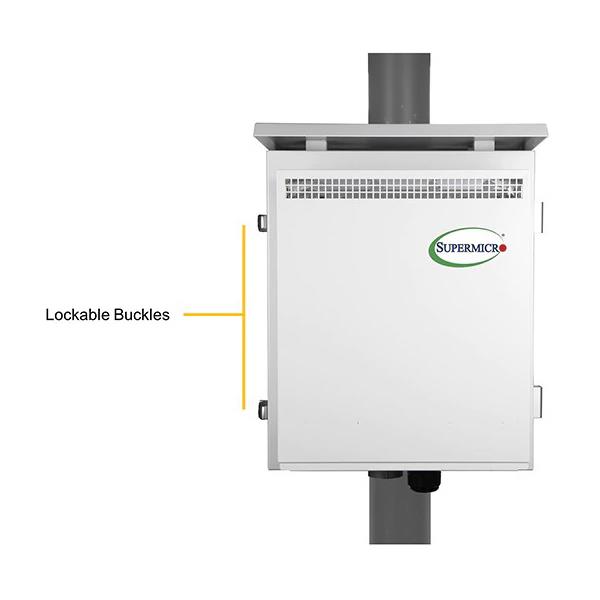 Supermicro SYS-E403-9D-16C-IP Outdoor Edge System Pole-Mounted IP65 Server Embedded Intel Xeon D-2183IT Processor