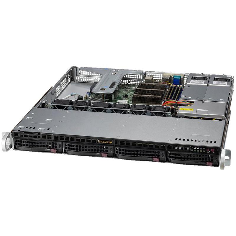 Supermicro SYS-510T-MR UP 1U Barebone Single Intel Xeon E-2300 Series and Intel Pentium 10th Generation Processors