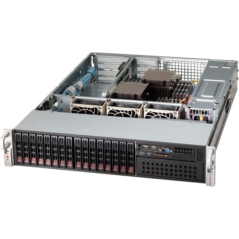 Supermicro CSE-213BAC8-R1K23WB 2U Rackmount Server Chassis 1200W/1000W Power Supply