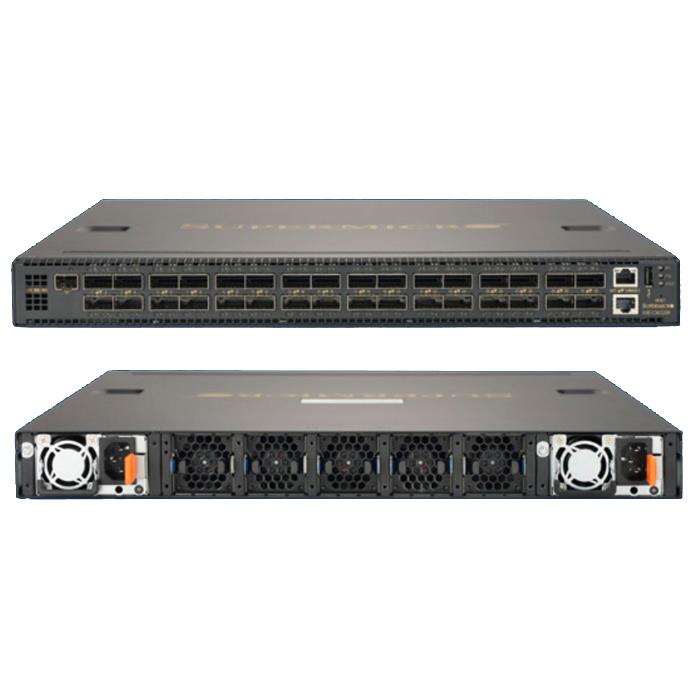 Supermicro SSE-C3632S-SMCPL100G Layer 2/3 Ethernet Switch with SMIS loaded