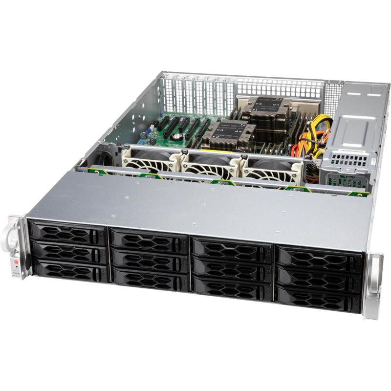 Supermicro CSE-LA26E1C4-R609LP 2U Rackmount Server Chassis 600W/650W Power Supply