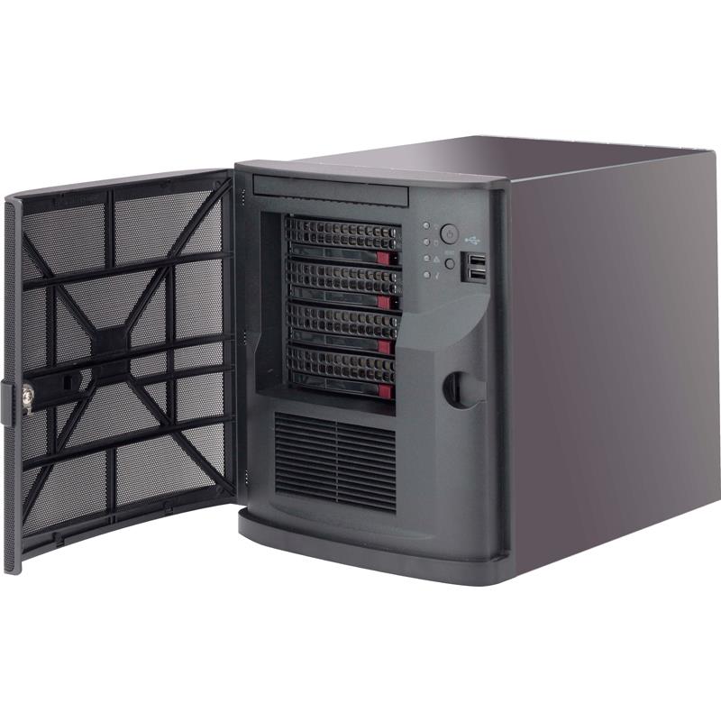 Supermicro CSE-721TQ-350B Compact Mini-Tower Chassis 350W Power Supply