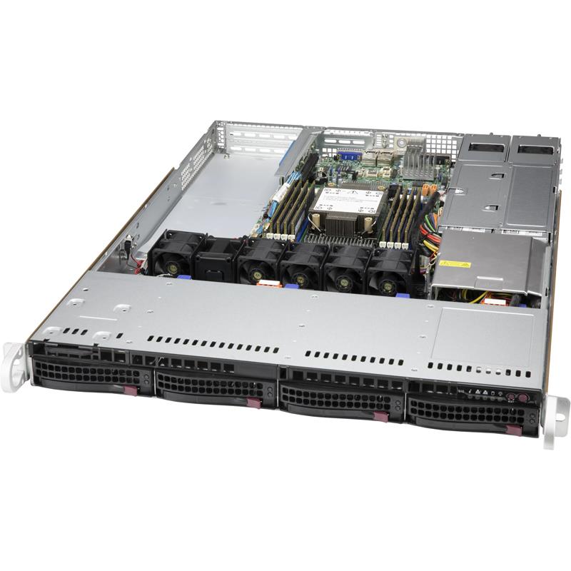 Supermicro CSE-815TQC4-R504WB3 1U Rackmount Server Chassis 500W/600W Power supply