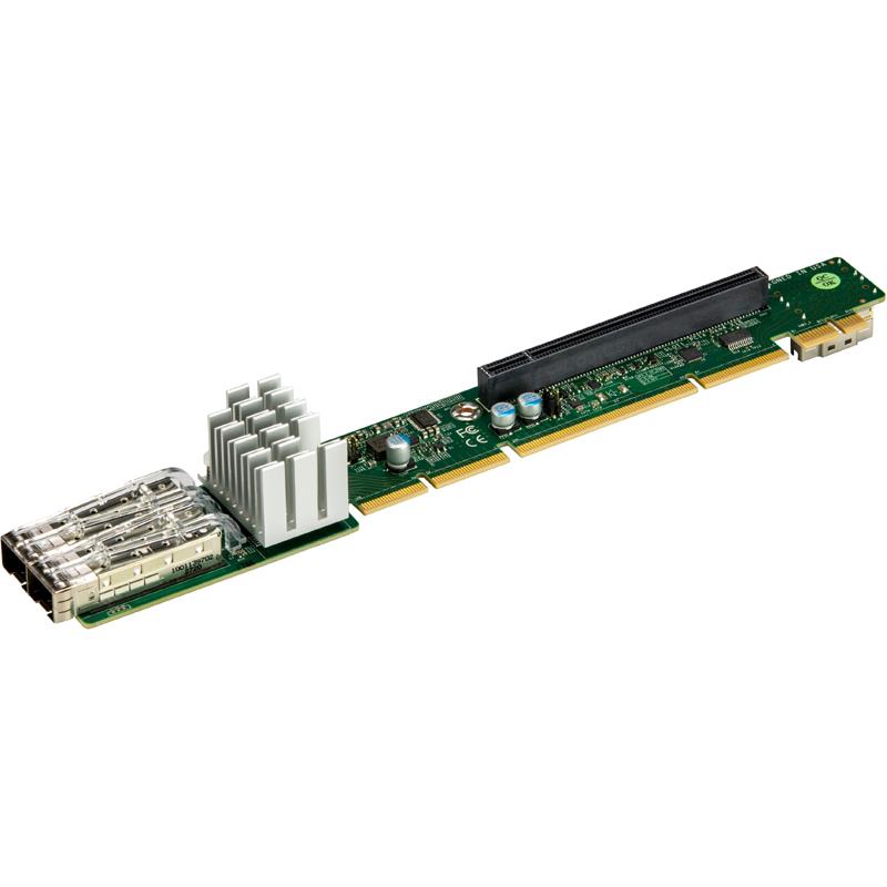 Supermicro AOC-URG4N4-M2TS-O Ultra Riser Card 1U with Dual port 25GbE 2x SFP28