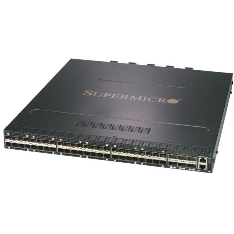 Supermicro SSE-X3548S Layer 2/3 Ethernet Switch Offer 48x 10-Gigabit ports, 6x 100-Gbps ports