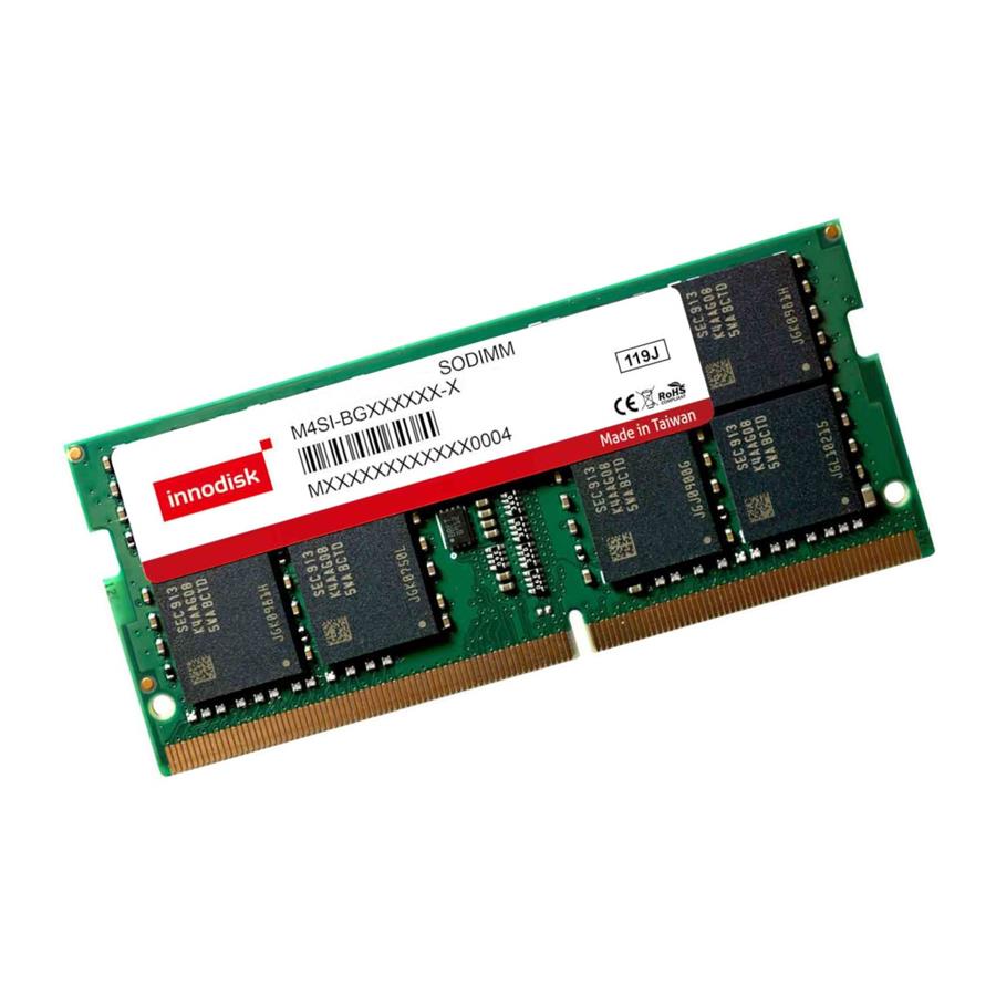 InnoDisk M4SI-AGS1OC0K-CS168 Memory 16GB DDR4 2666MHz SODIMM - MEM-DR416L-IL02-SO26