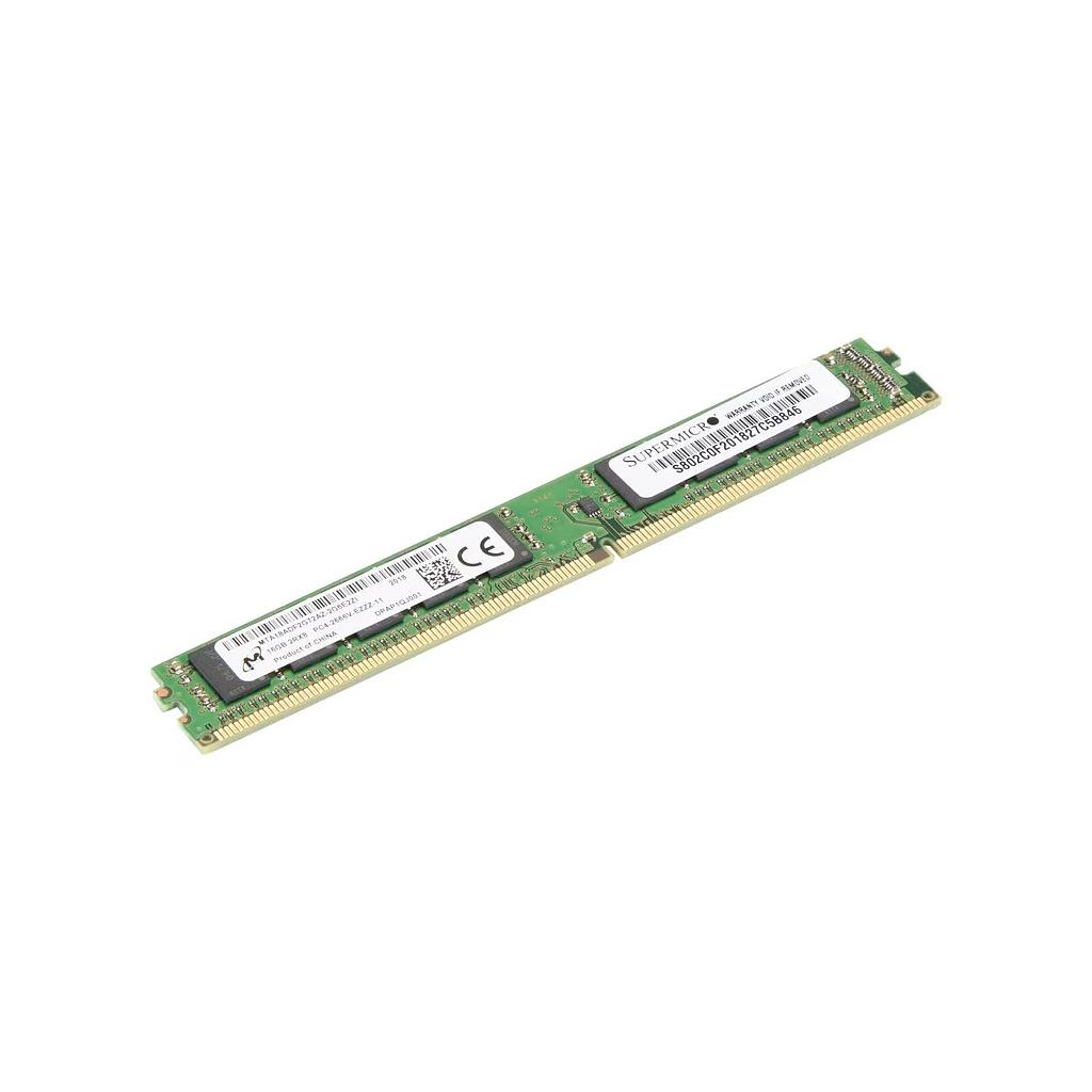 Micron MTA18ADF2G72AZ-2G6E2 Memory 16GB DDR4 2666MHz 2RX8 VLP UDIMM - MEM-DR416L-CV03-EU26