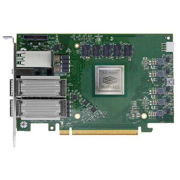 NVIDIA Mellanox MBF2H516A-CEEOT 100GbE Network Card Dual QSFP56 Ports 16GB On-board Full-Height Half-Length