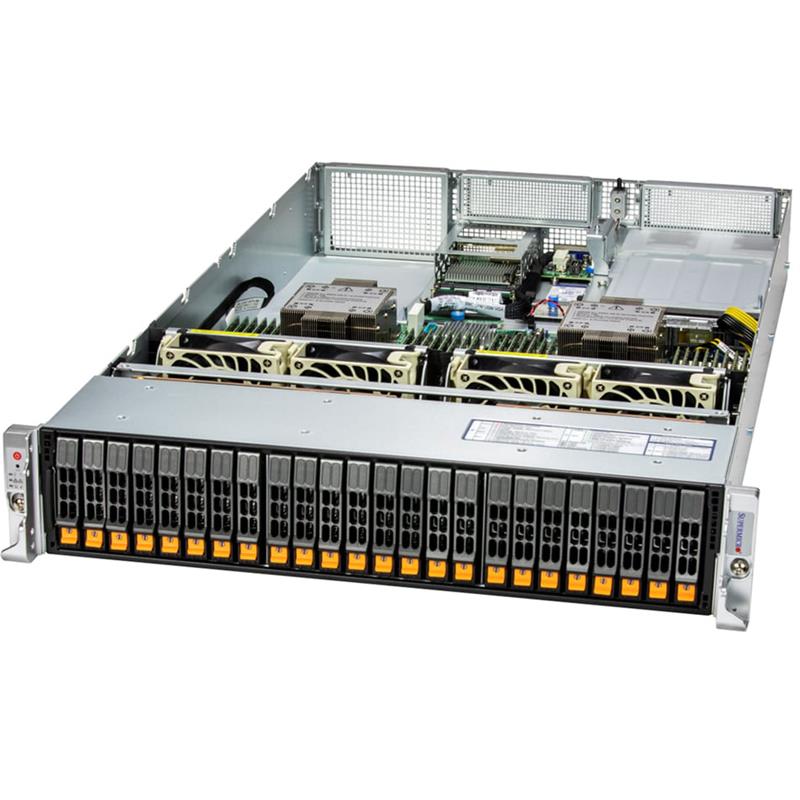 Supermicro SYS-221H-TN24R Hyper 2U Barebone Dual Intel Xeon Scalable 5th and 4th Generation and Intel Xeon CPU Max Series Processors