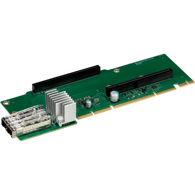 Supermicro AOC-2UR68G4-M2TS Ultra Riser Card 2U 2-port 25GbE SFP28, based on Mellanox CX-6 LX, 1 PCIe