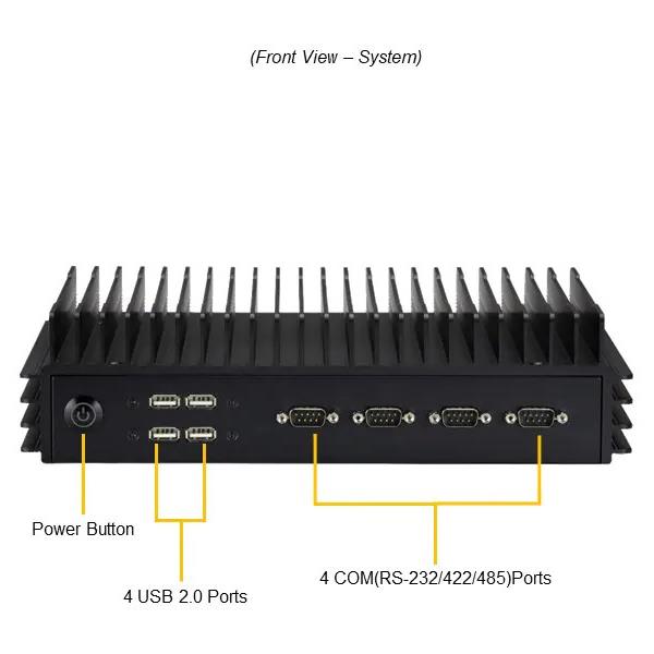 Supermicro SYS-E302-12E IoT Mini-ITX Fanless Barebone Embedded Intel Atom x6425E Processor