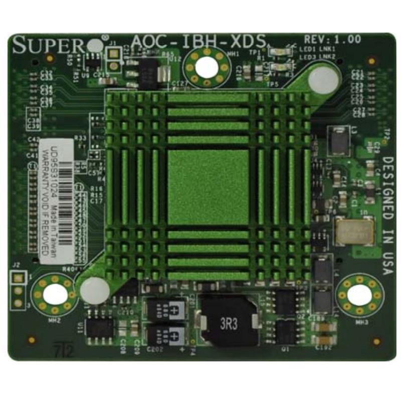 Supermicro AOC-IBH-XDS InfiniBand Mezzanine Card Single Port 4x DDR 20-Gbps