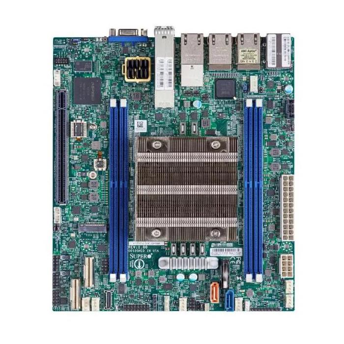Supermicro X12SDV-20C-SPT8F Motherboard Micro-ATX Embedded Intel Xeon D-2796NT Processor