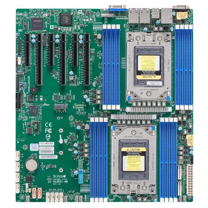 Supermicro H12DSI-N6 Motherboard EATX Dual Socket (SP3) for AMD