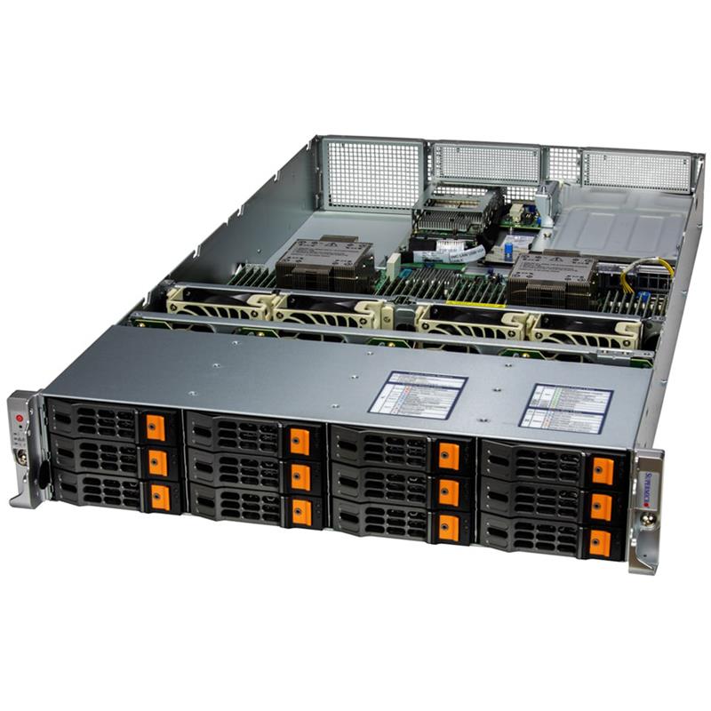 Supermicro SYS-621H-TN12R Hyper 2U Barebone Dual Intel Xeon Scalable Processors 5th/4th Generation and Intel Xeon CPU Max Series