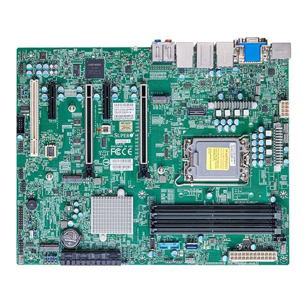 Supermicro X13SAE-F Workstation Motherboard ATX Single Socket LGA-1700 (Socket V0) Intel Core i3/i5/i7/i9 Processors 14th/13th/12th Generation
