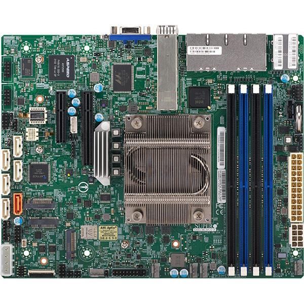 Supermicro A3SSV-8C-SPLN10F Motherboard FlexATX Embedded Intel Atom P5322 Processor