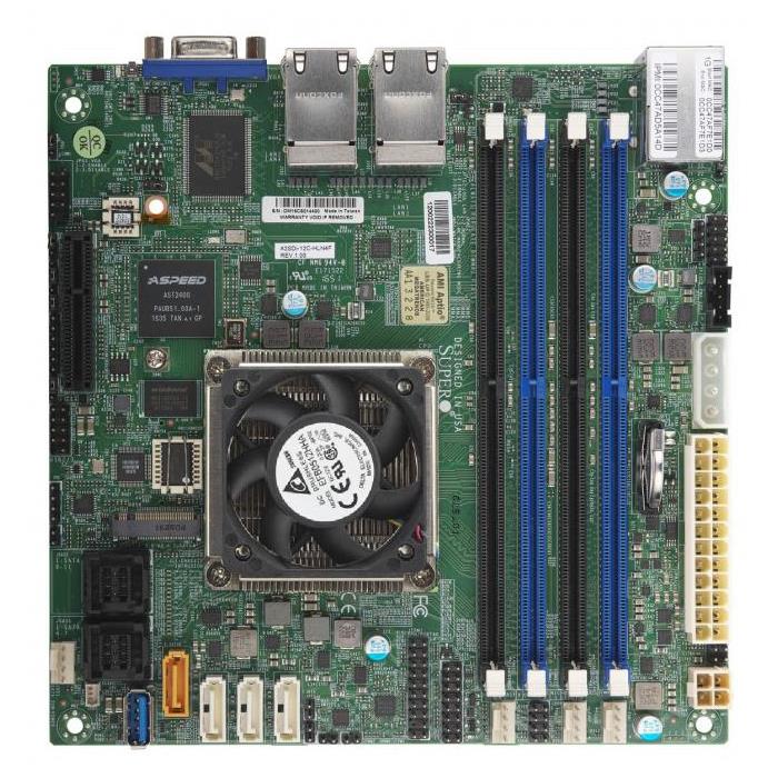 Supermicro A2SDI-16C+-HLN4F Motherboard Mini-ITX Embedded Intel Atom C3955 Processor