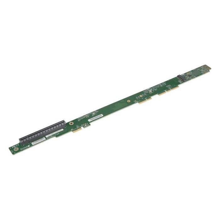 Supermicro 2-Port M.2 Hybrid NVMe or SATA3 Add-on Card for 1U X12 BigTwin, AOC-SMG3-2H8M2-BW