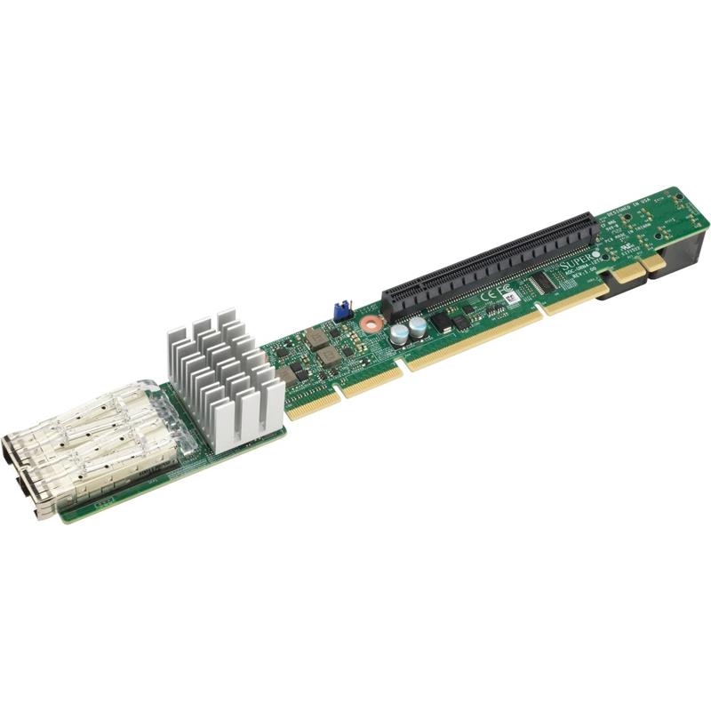 Supermicro AOC-URN4-I2TS 1U Ultra Riser Card For Motherboards X11DPU, X11DPU-Z+