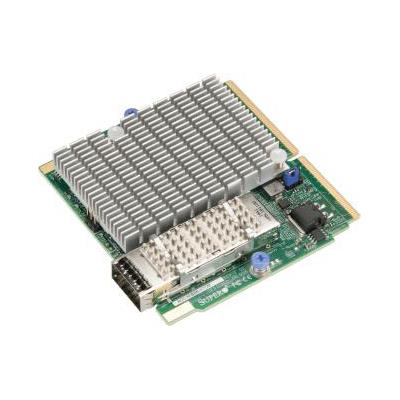 Supermicro AOC-MIBE6-M1CM Single-port 100Gbps Versatile InfiniBand and Ethernet Controller Card - Super I/O Module (SIOM) Form Factor